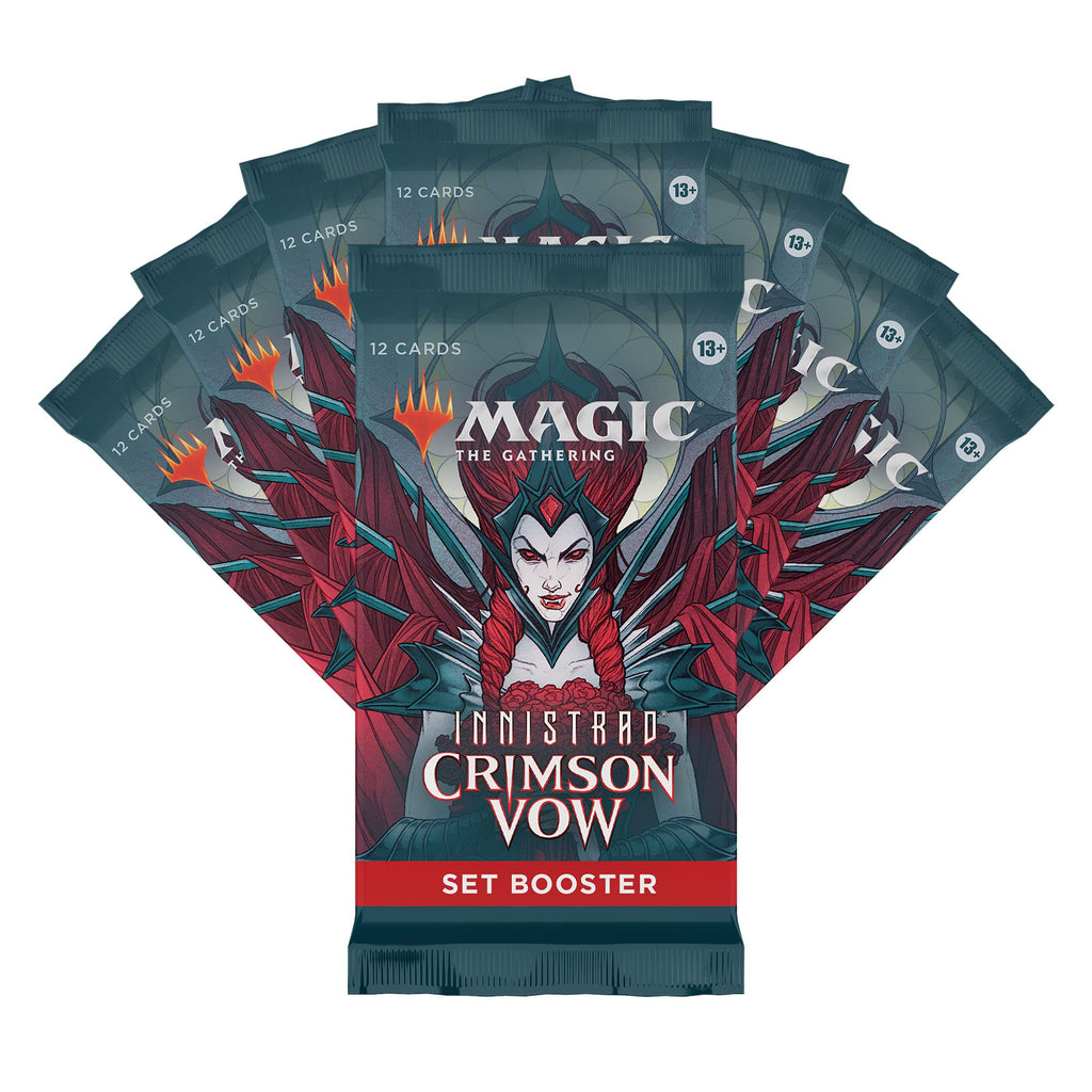 Magic: The Gathering Innistrad: Crimson Vow Bundle | 8 Set Boosters + Accessories - 7