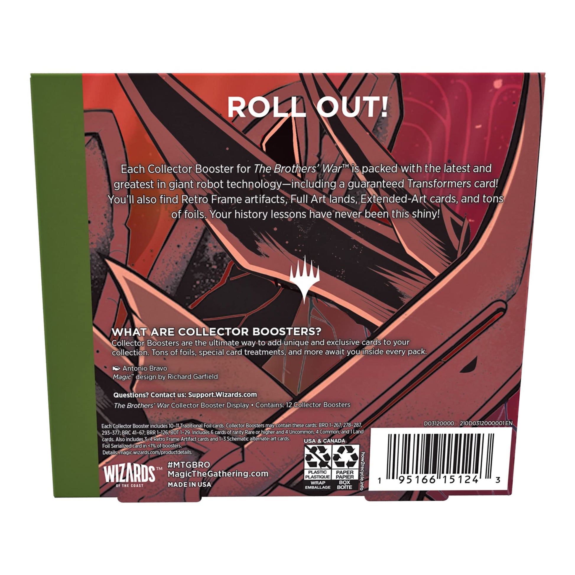 Magic The Gathering The Brothers War Collector Booster Box | 12 Packs (180 Magic Cards) - 2