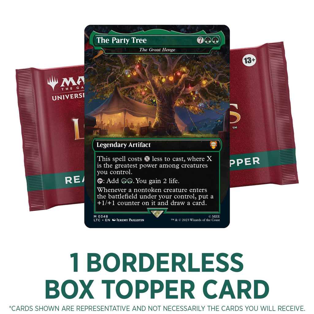 Magic: The Gathering The Lord of The Rings: Tales of Middle-Earth Collector Booster Box - 12 Packs + 1 Box Topper Card - 5