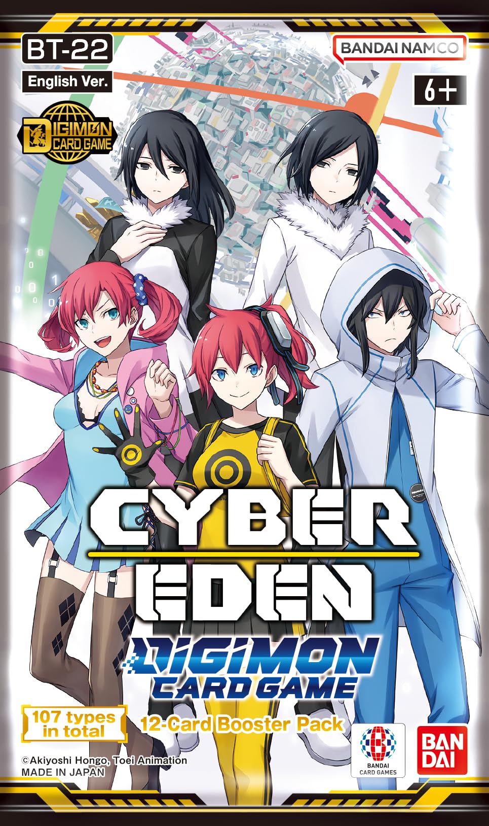 BANDAI | Digimon Card Game: Booster Set - Cyber Eden (BT-22) | Trading Card Booster Display | Ages 6+ | 2 Players | 20-30 Minutes Playing Time - 3