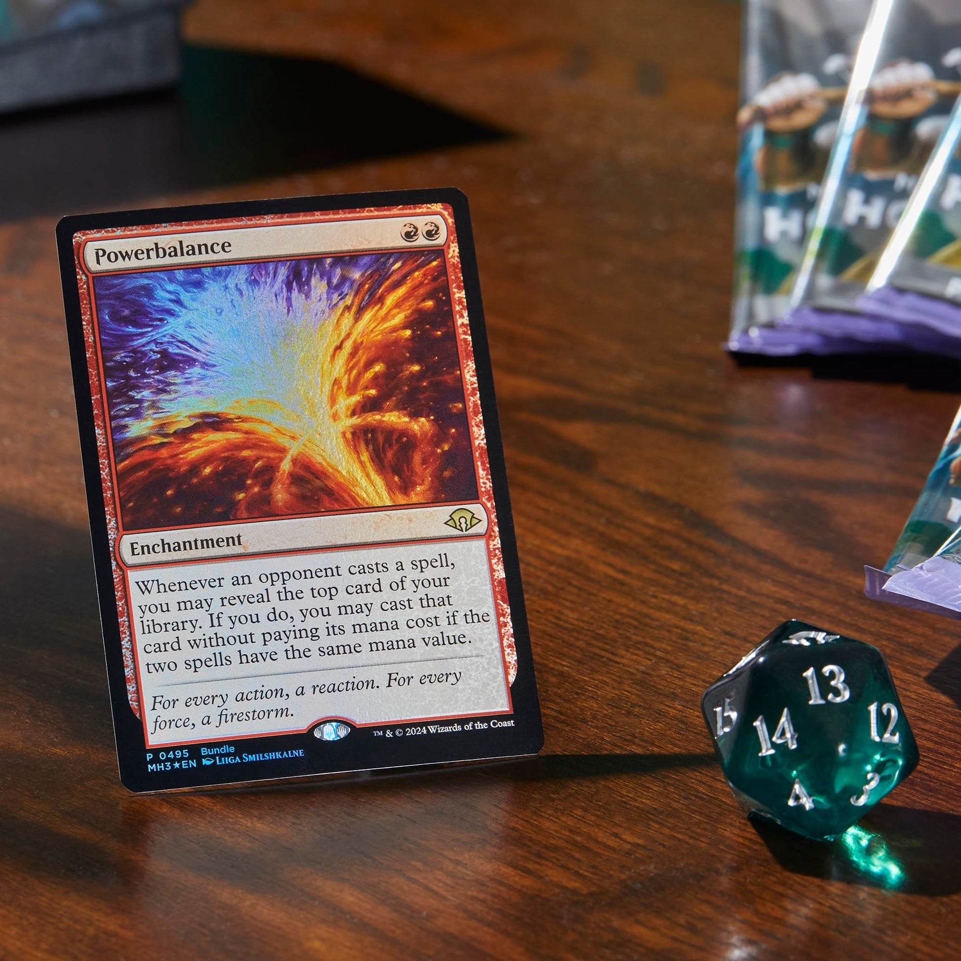 Magic: The Gathering Modern Horizons 3 Bundle - 9 Play Boosters, 30 Land Cards + Exclusive Accessories - 5