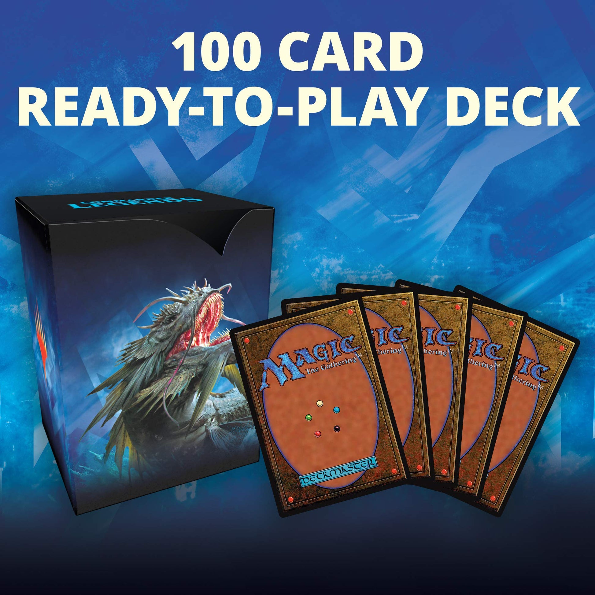Magic: The Gathering Commander Legends – Reap the Tides | 100 Card Ready-to-Play Deck | 1 Foil Commander | Blue-Green - 7
