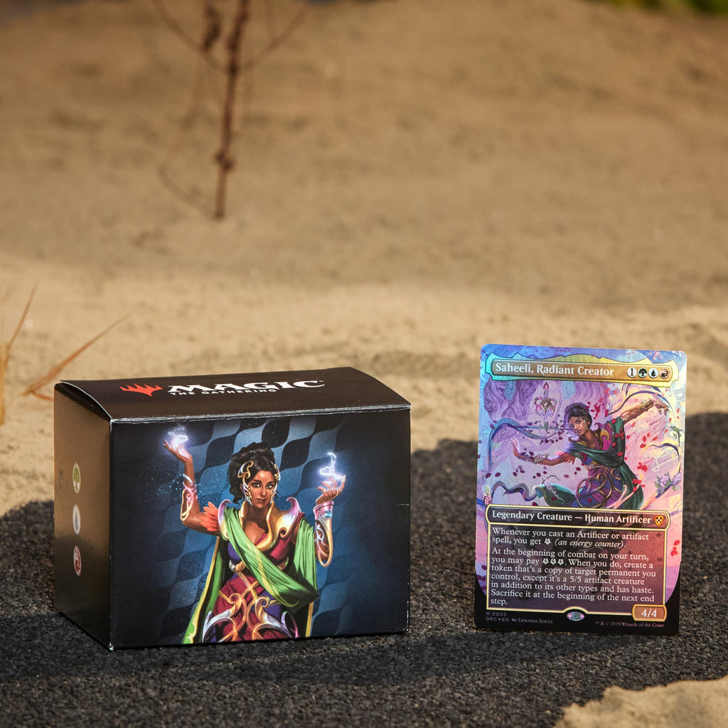 Magic The Gathering Aetherdrift Commander Deck - Living Energy (100-Card Deck, 2-Card Collector Booster Sample Pack + Accessories) - 4