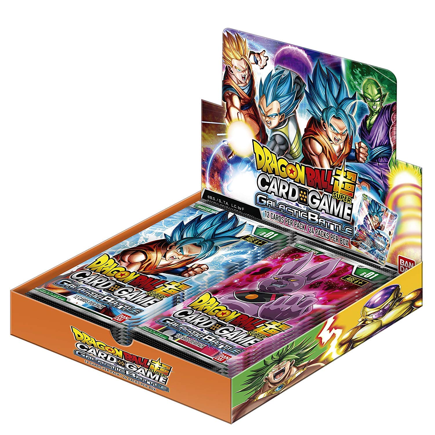 Dragon Ball Super Trading Card Game Series 1 Galactic Battle Booster Box DBS-B01 [24 Packs]