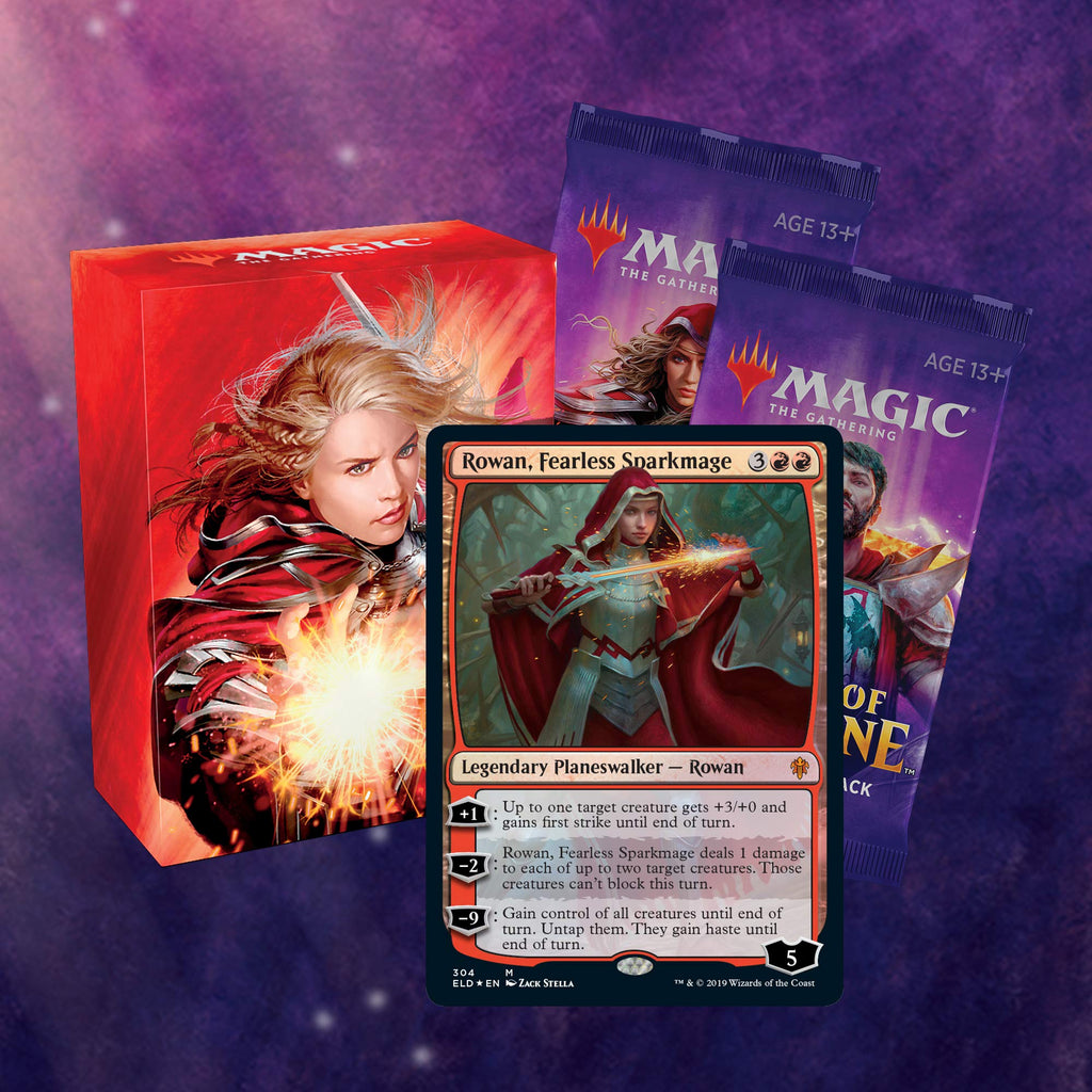 Magic: The Gathering Throne of Eldraine Rowan, Fearless Sparkmage Planeswalker Deck | Ready-to-Play | 60- Card Starter Deck - 5