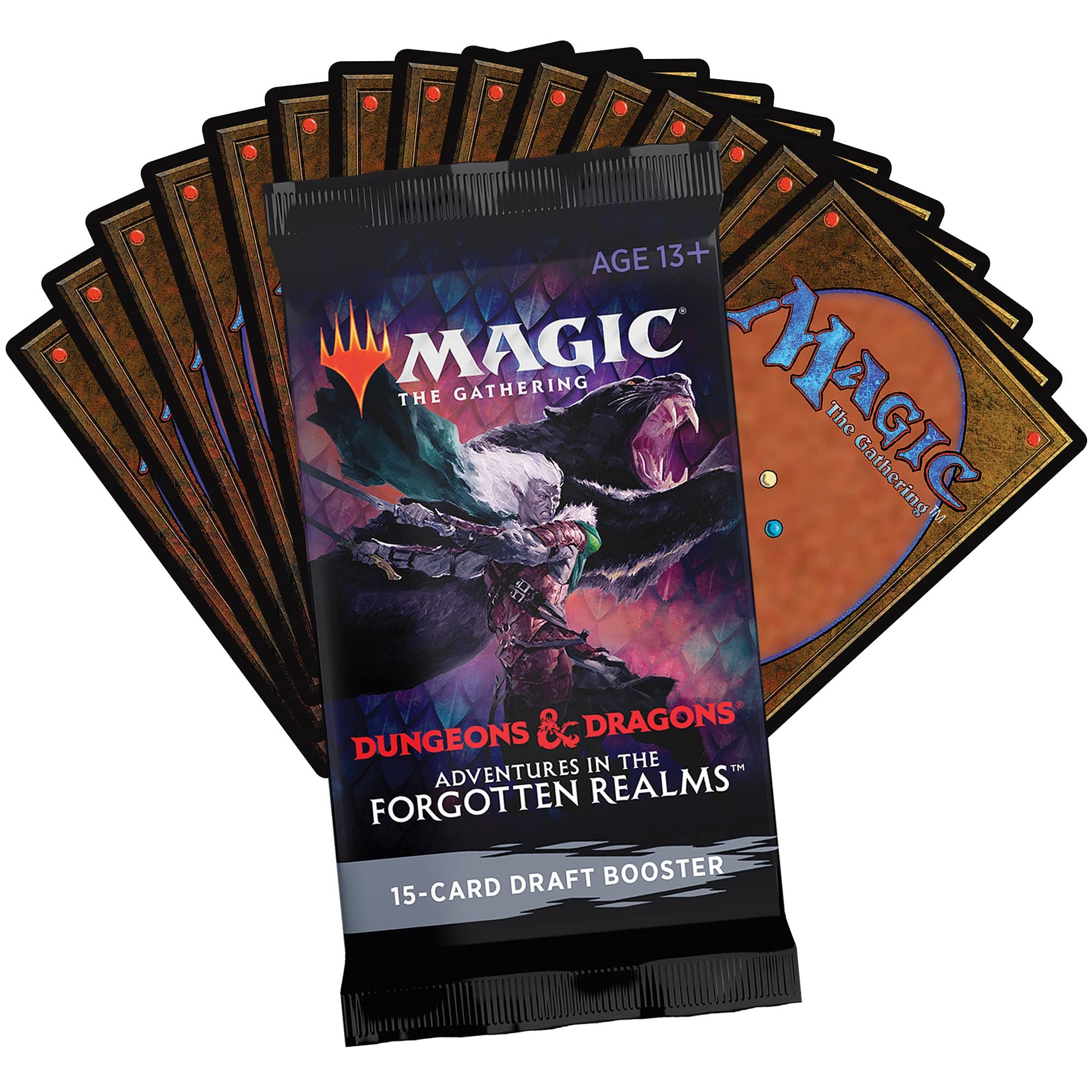 Magic: The Gathering Adventures in the Forgotten Realms Draft Booster Box | 36 Packs (540 Magic Cards) - 5