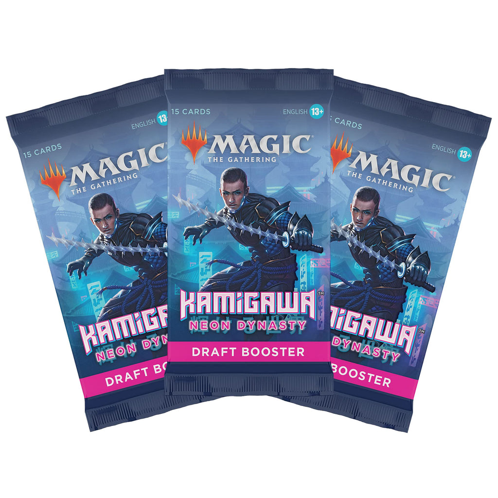Magic: The Gathering Kamigawa: Neon Dynasty 3-Booster Draft Pack | 45 Magic Cards - 7