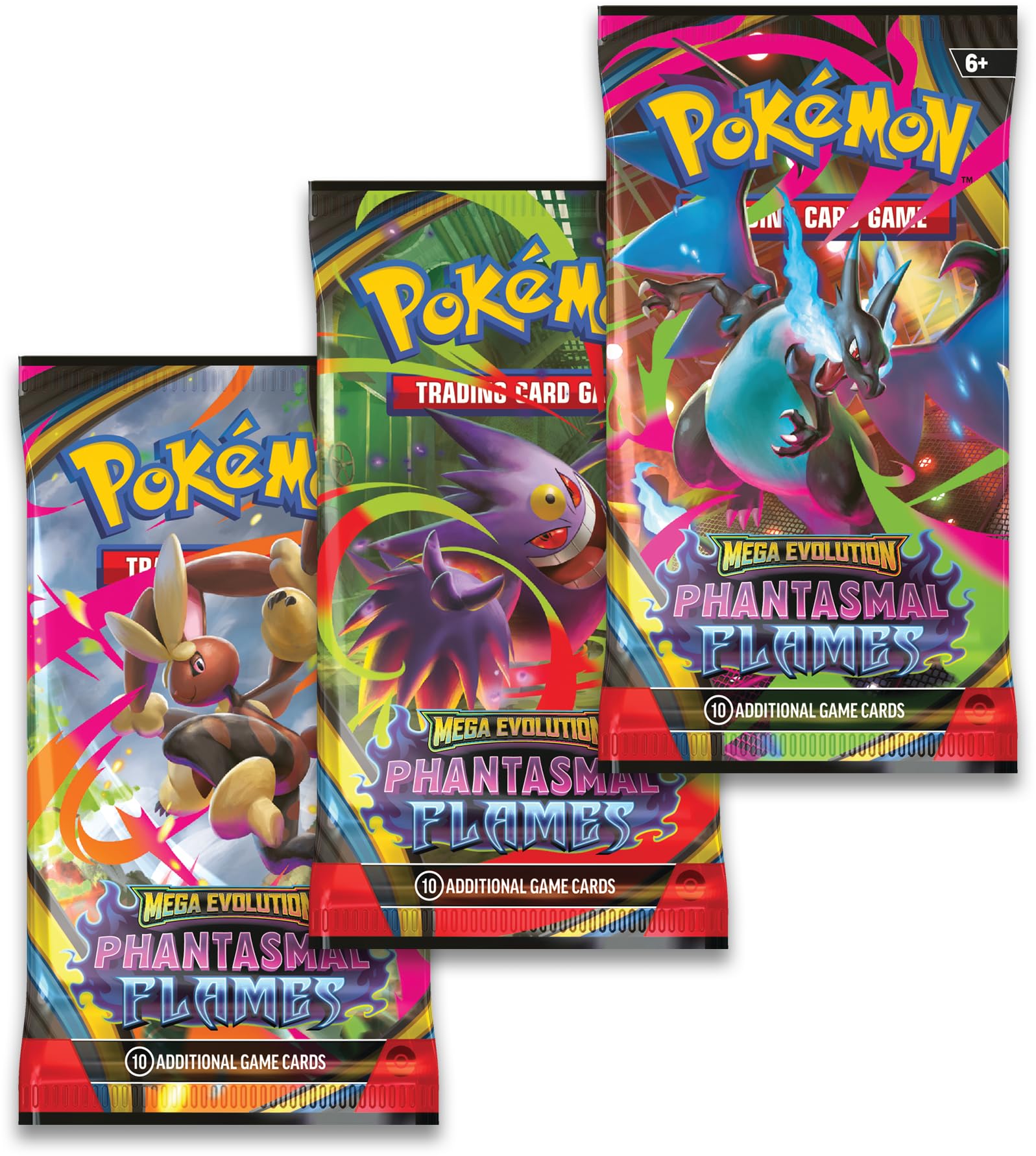 Pokémon TCG: Mega Evolution—Phantasmal Flames Triple Pack Weavile (1 Foil Promo Card & 3 Booster Packs) - 2