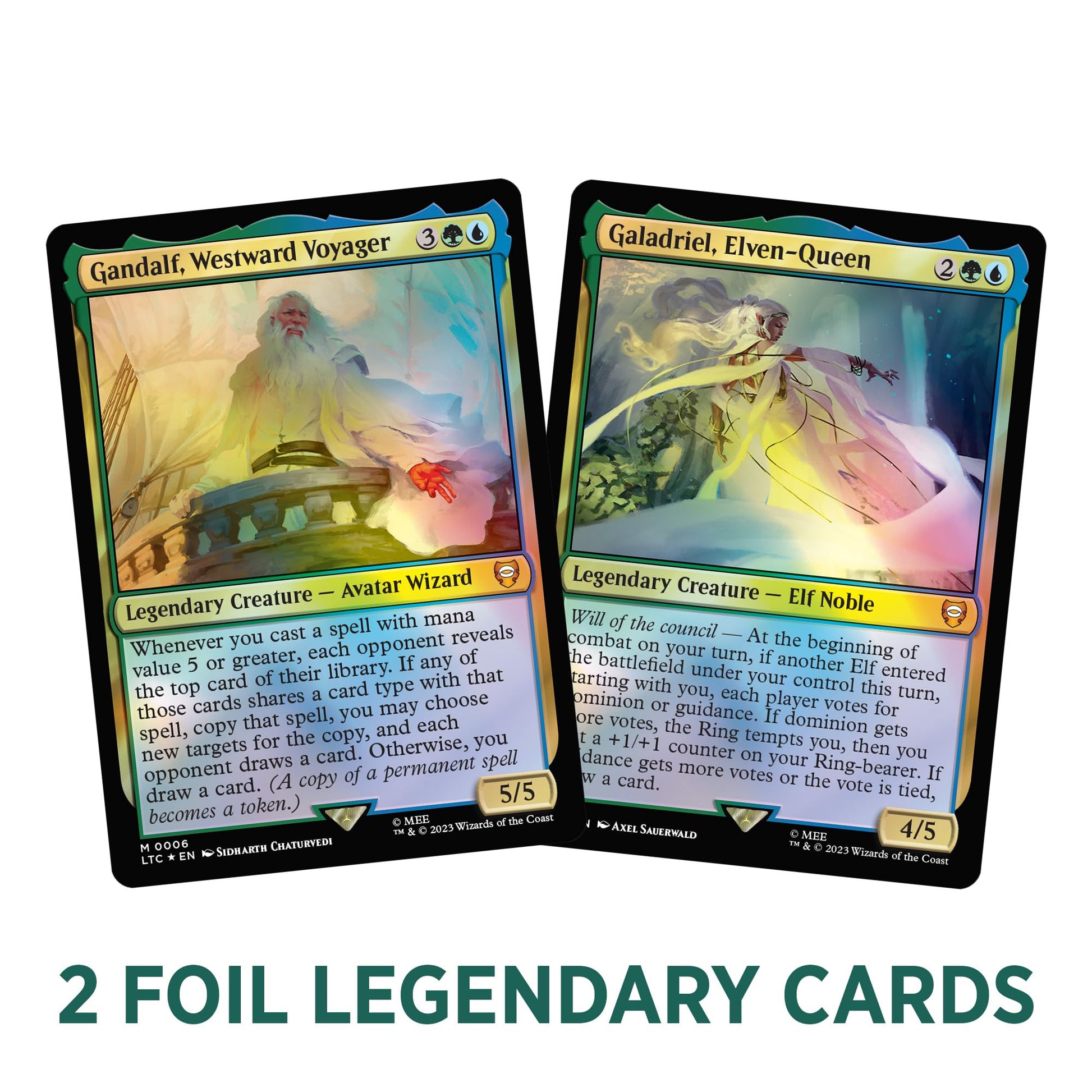 Magic: The Gathering The Lord of The Rings: Tales of Middle-Earth Commander Deck 3 + Collector Booster Sample Pack - 6