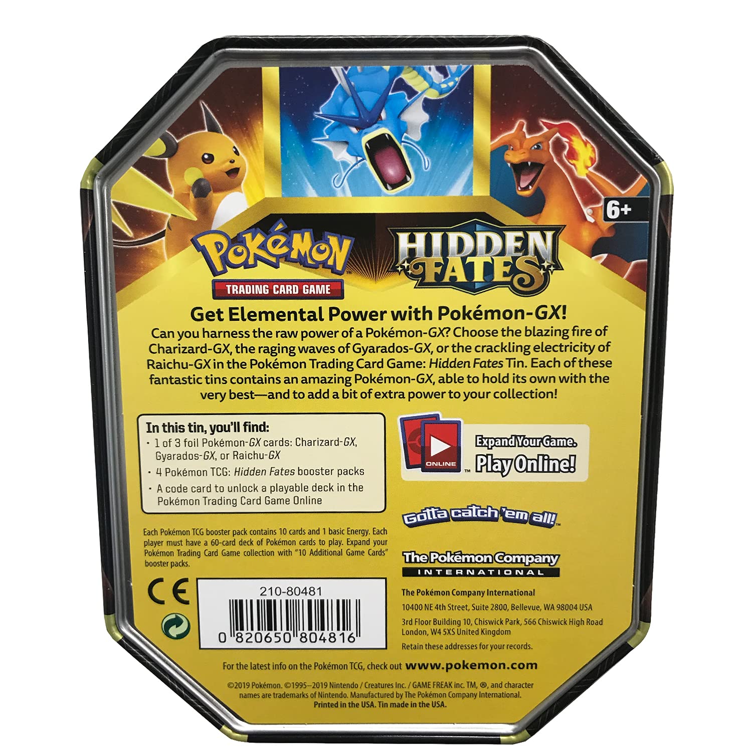 Hidden Fates Tin: Charizard-GX - 3