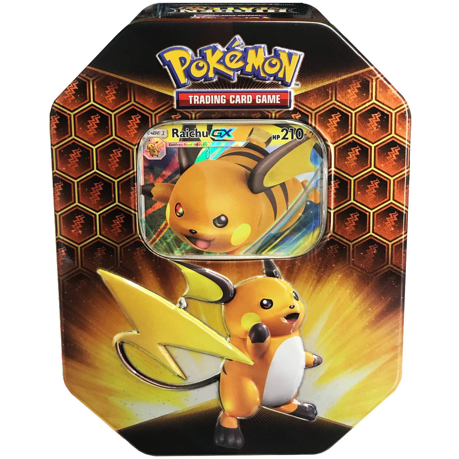 Pokemon TCG: Sun & Moon Hidden Fates - Raichu-GX Collector's Tin - 4