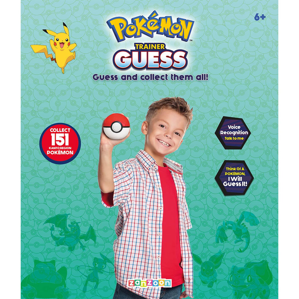 Pokemon Trainer Guess - Kanto - Electronic Guessing Game, Collect 151 Regional Pokemon, Field Guide, Talk to Your Light & Sound Poke Ball, Kids 6+ Brown Box Packaging - 11