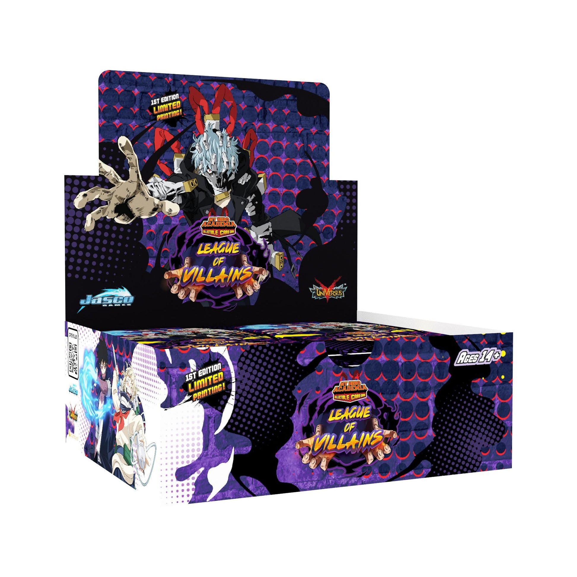 My Hero Academia Collectible Card Game Series 4 Unlimited League of Villains 24 Pack Booster Box|10 cards per pack| TCG for Adults | Ages 14+ | 2 Players | Avg. Playtime 20-30 Min | Made by Jasco Game - 6