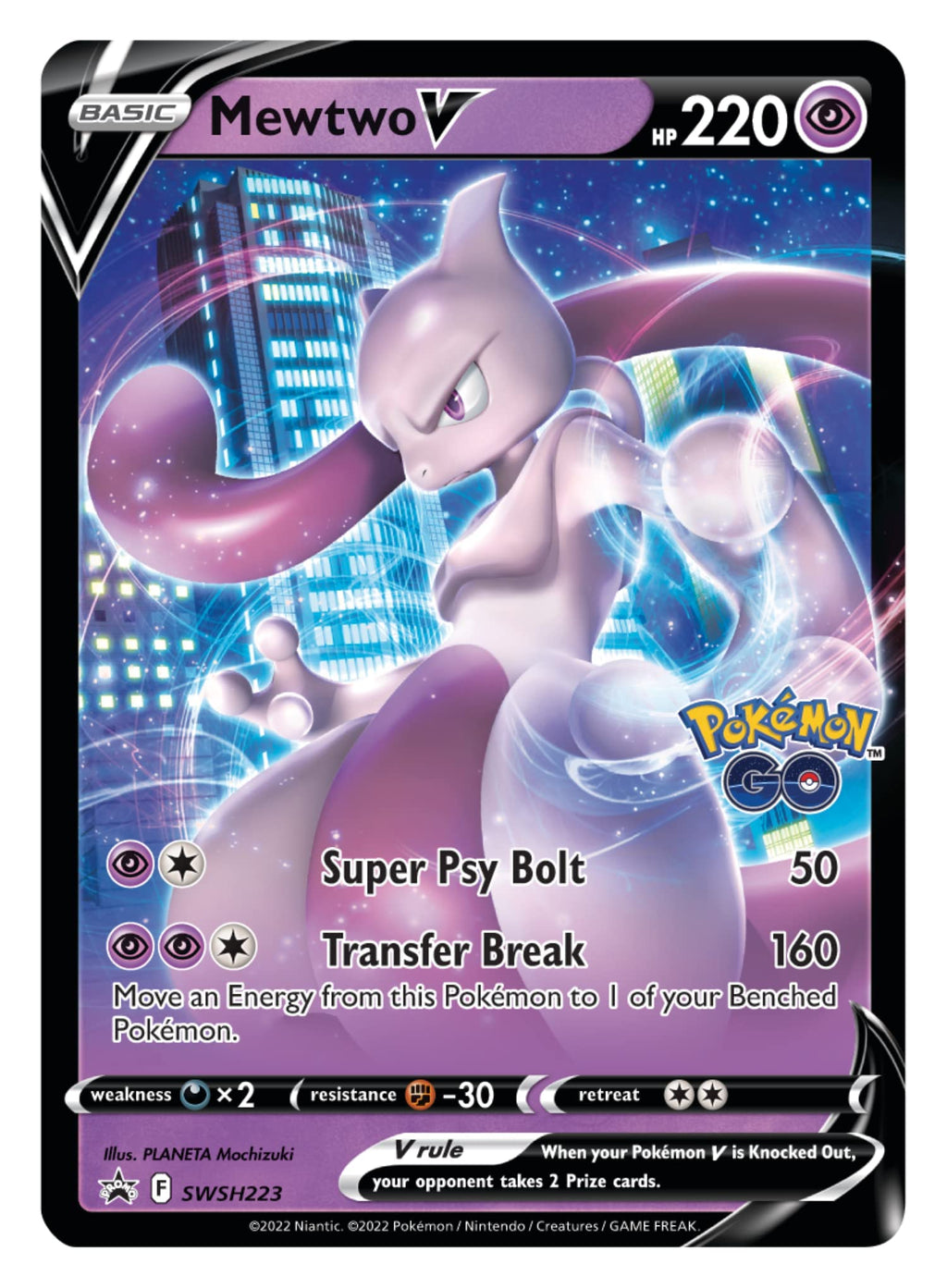 Pokemon Cards: Pokemon GO Mewtwo V Battle Deck - 3