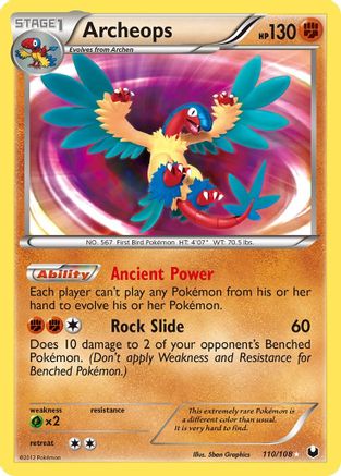 Archeops 110/108 - Dark Explorers Holofoil - Single Cards