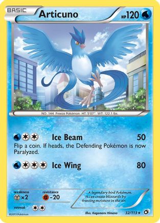 Articuno 32/113 - Legendary Treasures Reverse Holofoil - Single Cards