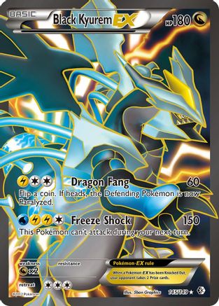 Black Kyurem EX (Full Art) 145/149 - Boundaries Crossed Holofoil - Single Cards