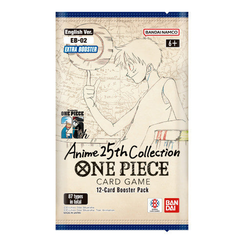 One Piece Card Game Single Extra Booster Pack EB-02 Anime 25th Collection - Trading Card Games