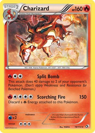 Charizard 19/113 - Legendary Treasures Holofoil - Single Cards