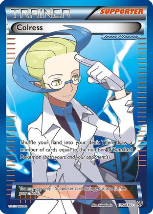 Colress (Team Plasma) (135 Full Art) 135/135 - Plasma Storm Holofoil - Single Cards