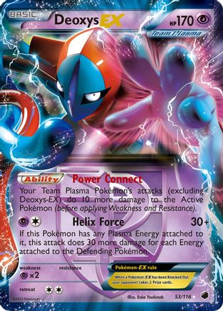 Deoxys-EX 53/116 - Plasma Freeze Holofoil - Single Cards