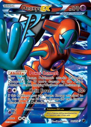 Deoxys EX (Team Plasma) (Full Art) 111/116 - Plasma Freeze Holofoil - Single Cards
