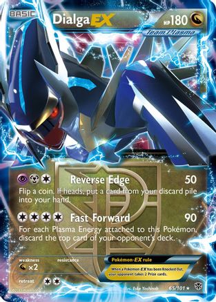 Dialga-EX 65/101 - Plasma Blast Holofoil - Single Cards