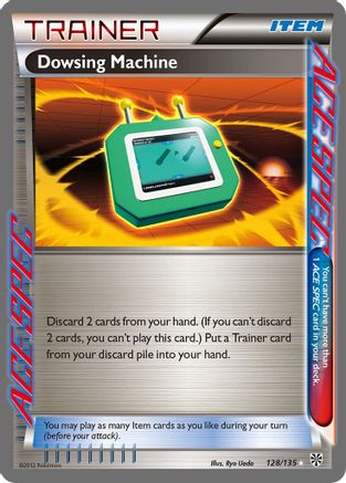 Dowsing Machine 128/135 - Plasma Storm Holofoil - Single Cards