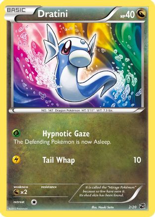 Dratini 2/20 - Dragon Vault Holofoil - Single Cards