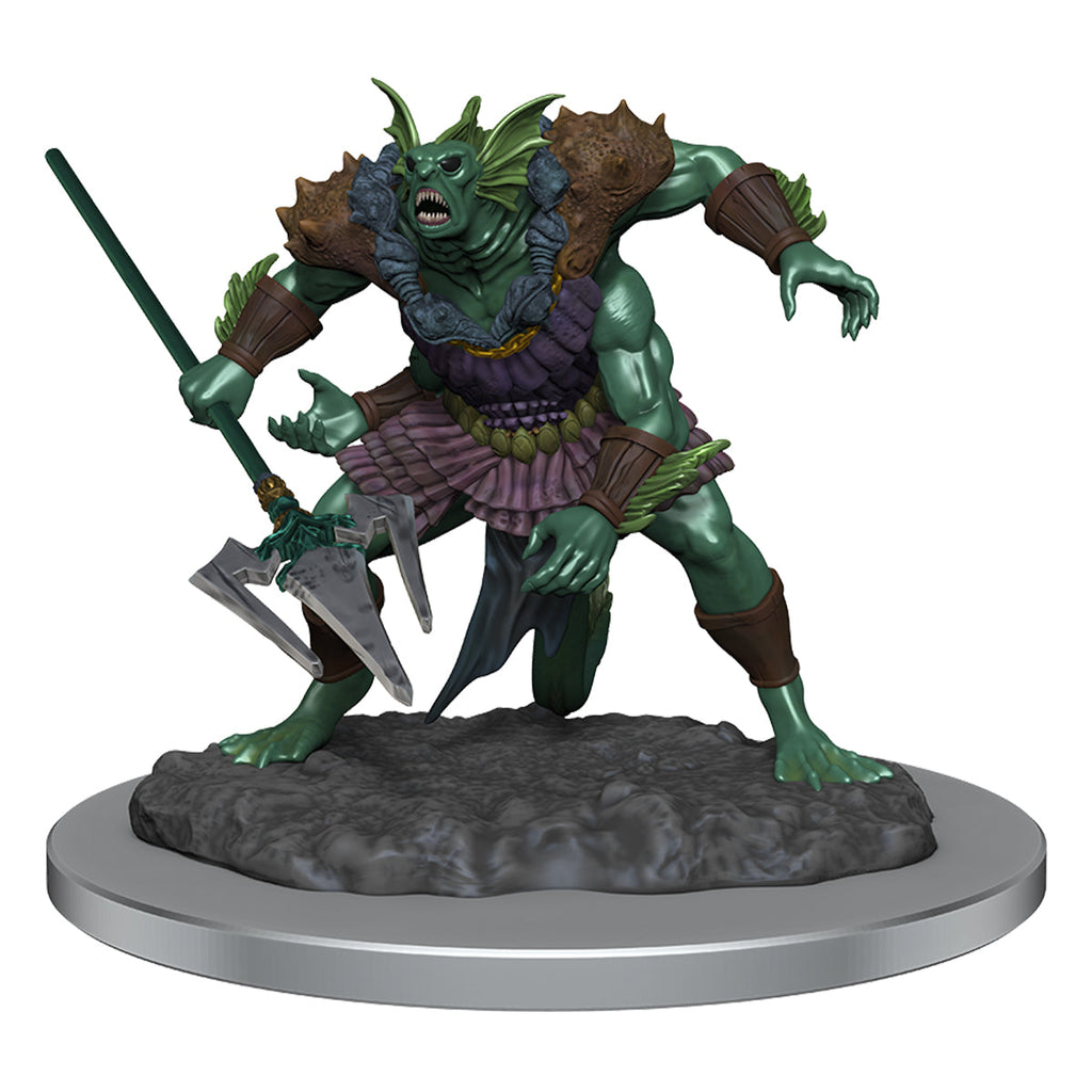 D&D Nolzurs Marvelous Unpainted Miniatures Sahuagin Baron - Miniatures - 2