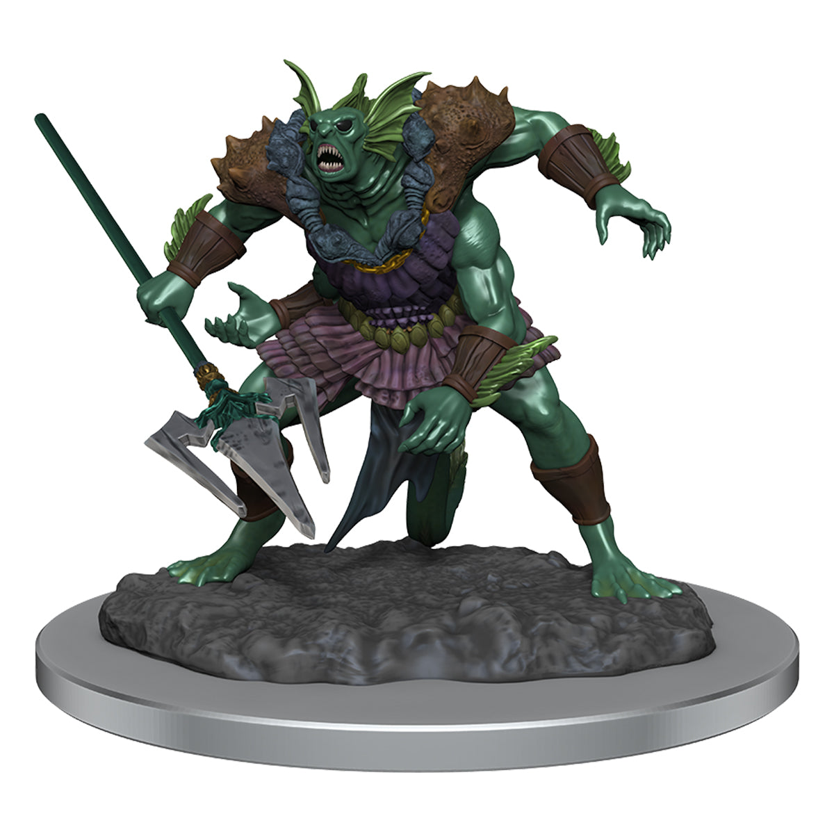 D&D Nolzurs Marvelous Unpainted Miniatures Sahuagin Baron - Miniatures - 2