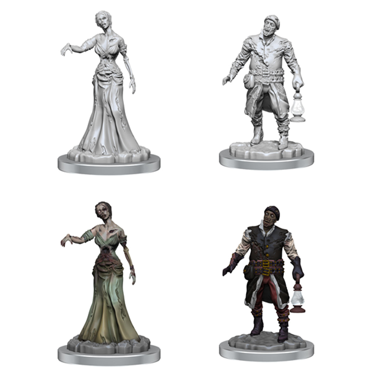 Wizkids Deep Cuts Zombies - Miniatures - 6