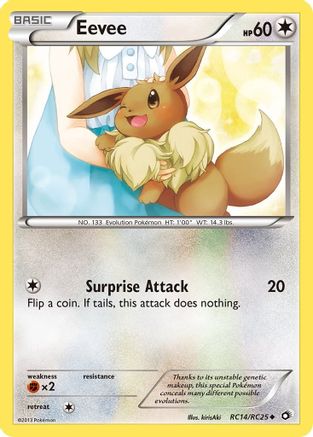Eevee RC14/113 - Legendary Treasures Holofoil - Single Cards