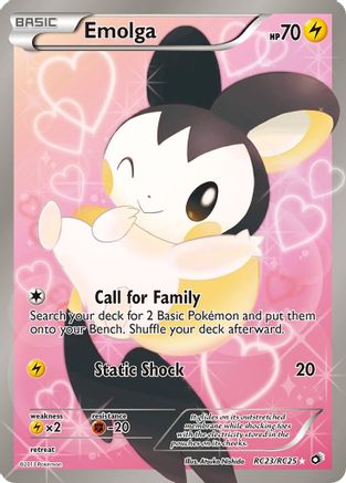 Emolga (Full Art) RC23/113 - Legendary Treasures Holofoil - Single Cards