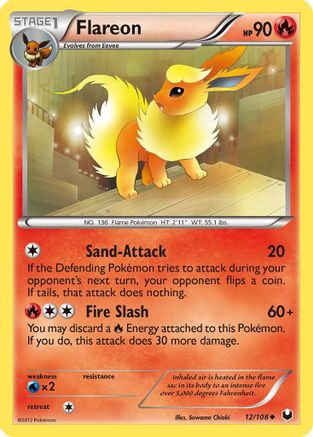 Flareon 12/108 - Dark Explorers - Single Cards