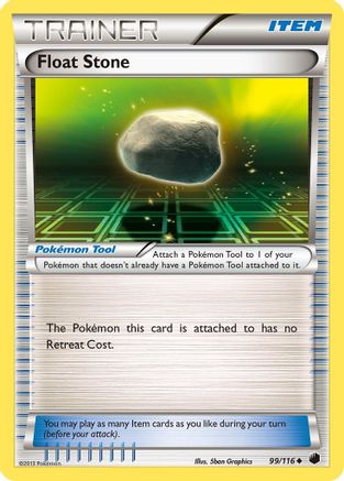 Float Stone 99/116 - Plasma Freeze Reverse Holofoil - Single Cards