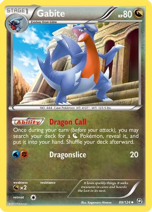 Gabite 89/124 - Dragons Exalted - Single Cards
