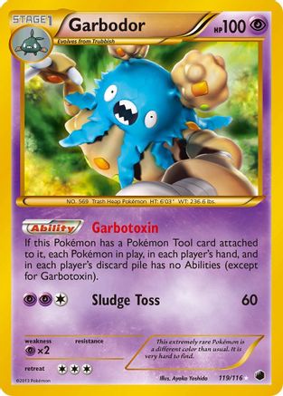 Garbodor 119/116 - Plasma Freeze Holofoil - Single Cards