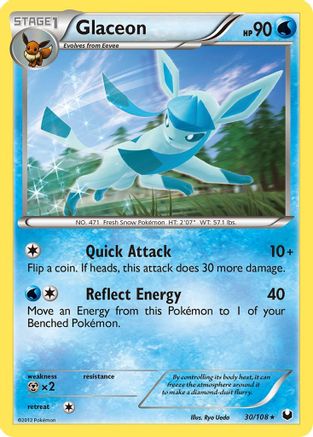 Glaceon 30/108 - Dark Explorers - Single Cards