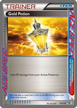 Gold Potion 140/149 - Boundaries Crossed Holofoil - Single Cards