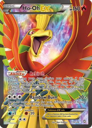 Ho-Oh-EX 119/124 - Dragons Exalted Holofoil - Single Cards