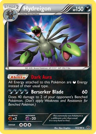 Hydreigon 103/99 - Next Destinies Holofoil - Single Cards