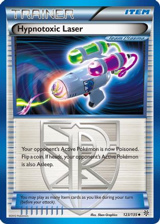 Hypnotoxic Laser 123/135 - Plasma Storm Reverse Holofoil - Single Cards