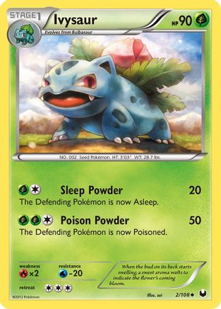 Ivysaur 2/108 - Dark Explorers - Single Cards