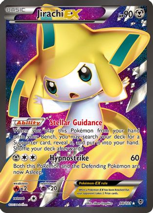 Jirachi-EX 98/101 - Plasma Blast Holofoil - Single Cards