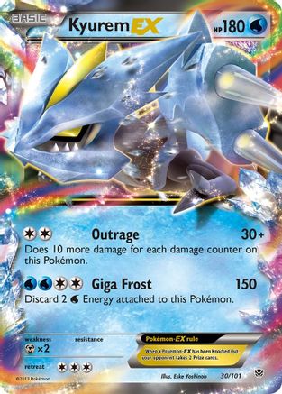 Kyurem-EX 30/101 - Plasma Blast Holofoil - Single Cards