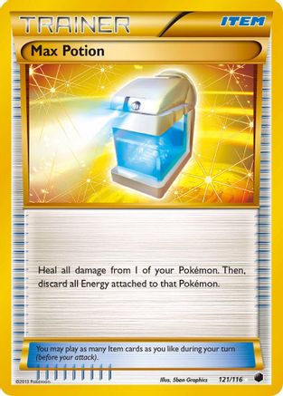 Max Potion 121/116 - Plasma Freeze Holofoil - Single Cards