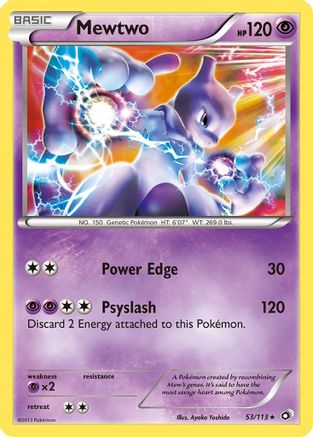 Mewtwo 53/113 - Legendary Treasures Holofoil - Single Cards