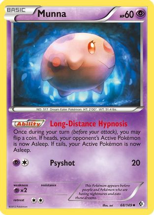 Munna 68/149 - Boundaries Crossed Reverse Holofoil - Single Cards