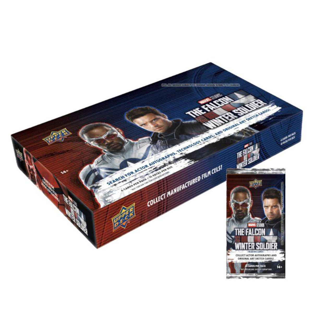 The Falcon and the Winter Soldier - Trading Cards (Display of 15) - Trading Card Games